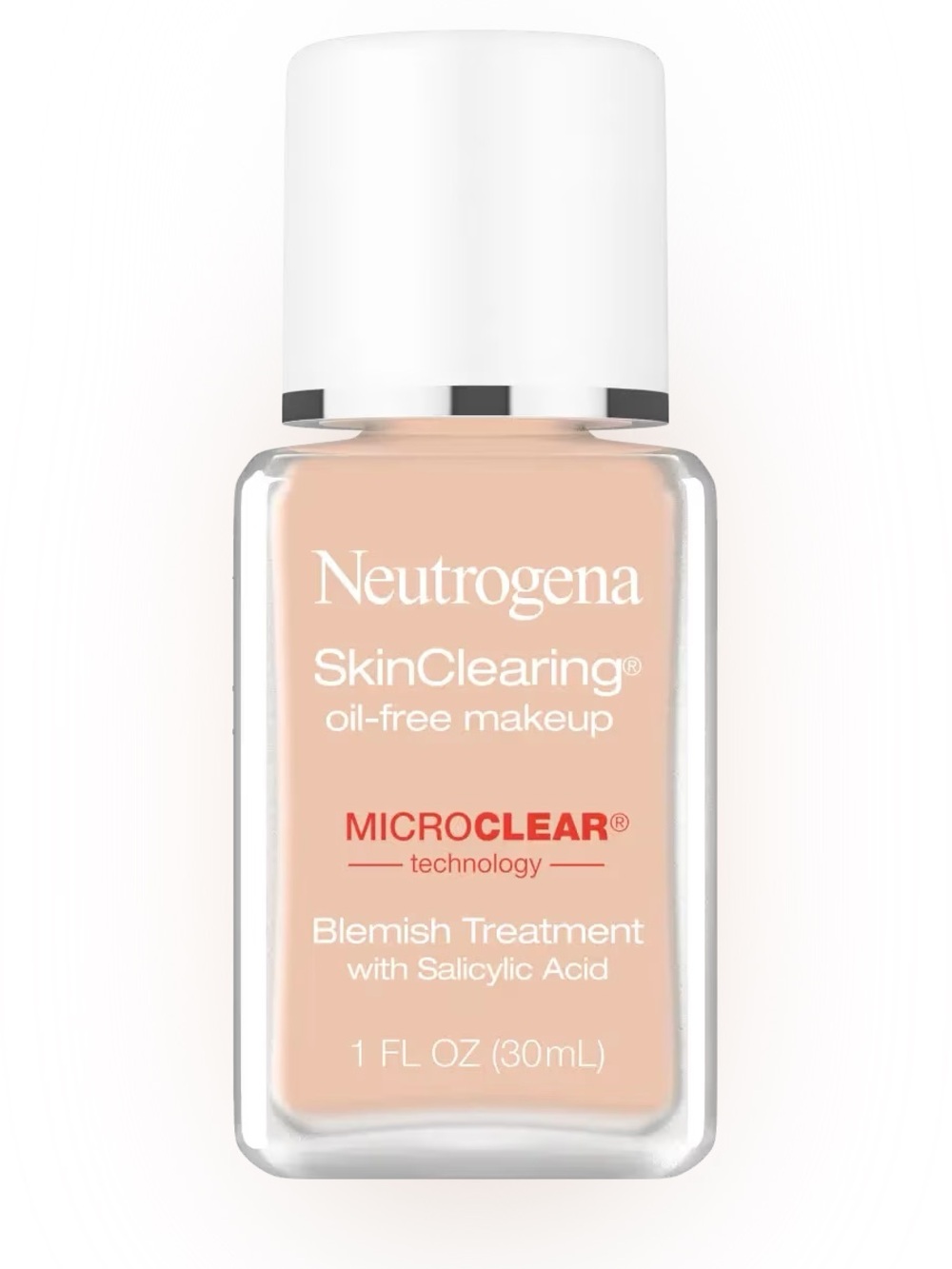 Neutrogena SkinClearing Oil-Free Acne Fighting Liquid Foundation - Buff 30, NEW